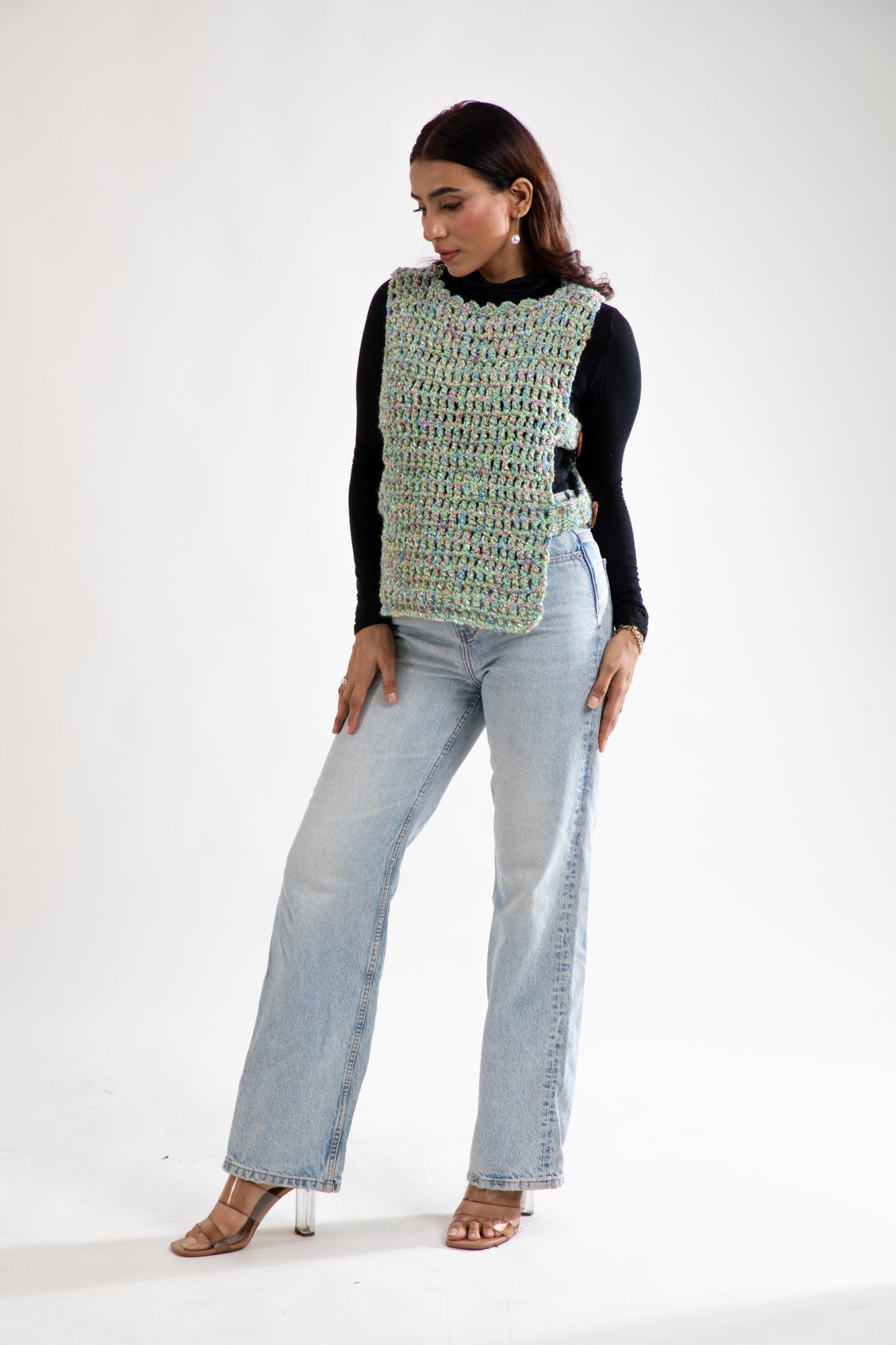 Meadow Weave Crochet Vest