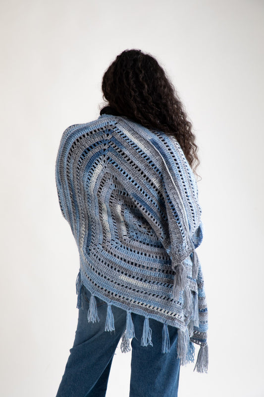 Arctic Serenity Crochet Wrap