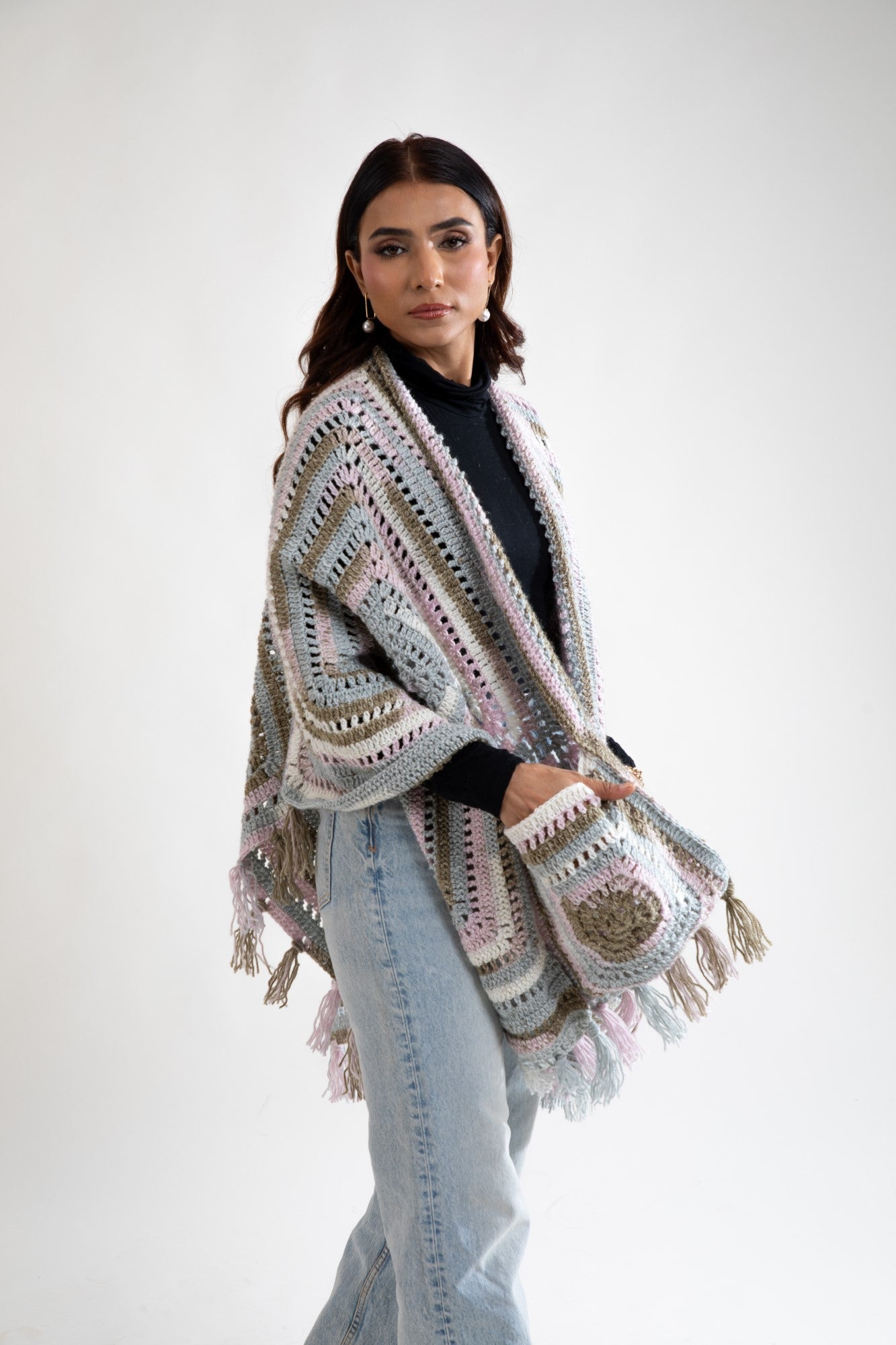Pastel Dream Crochet Wrap