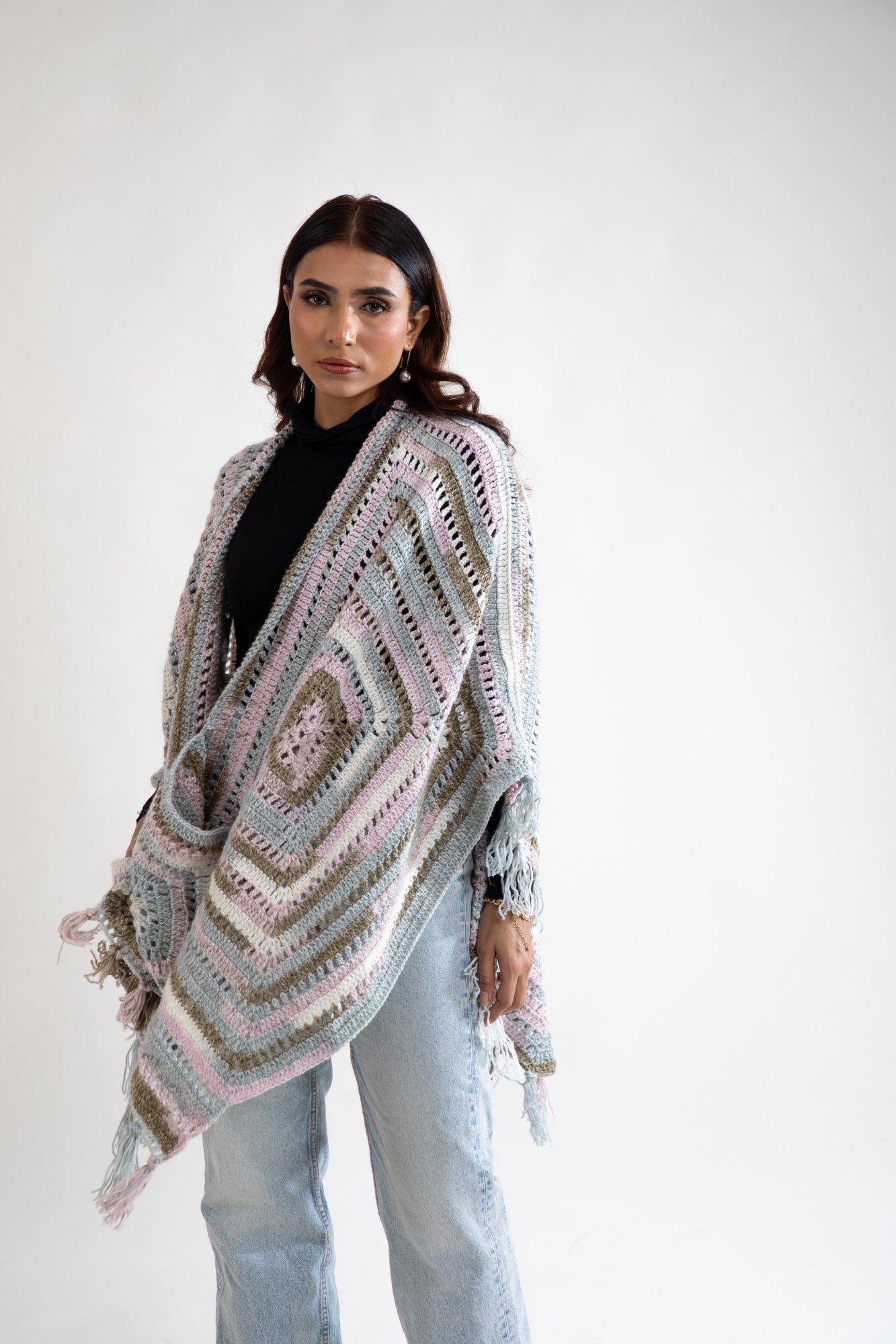 Pastel Dream Crochet Wrap