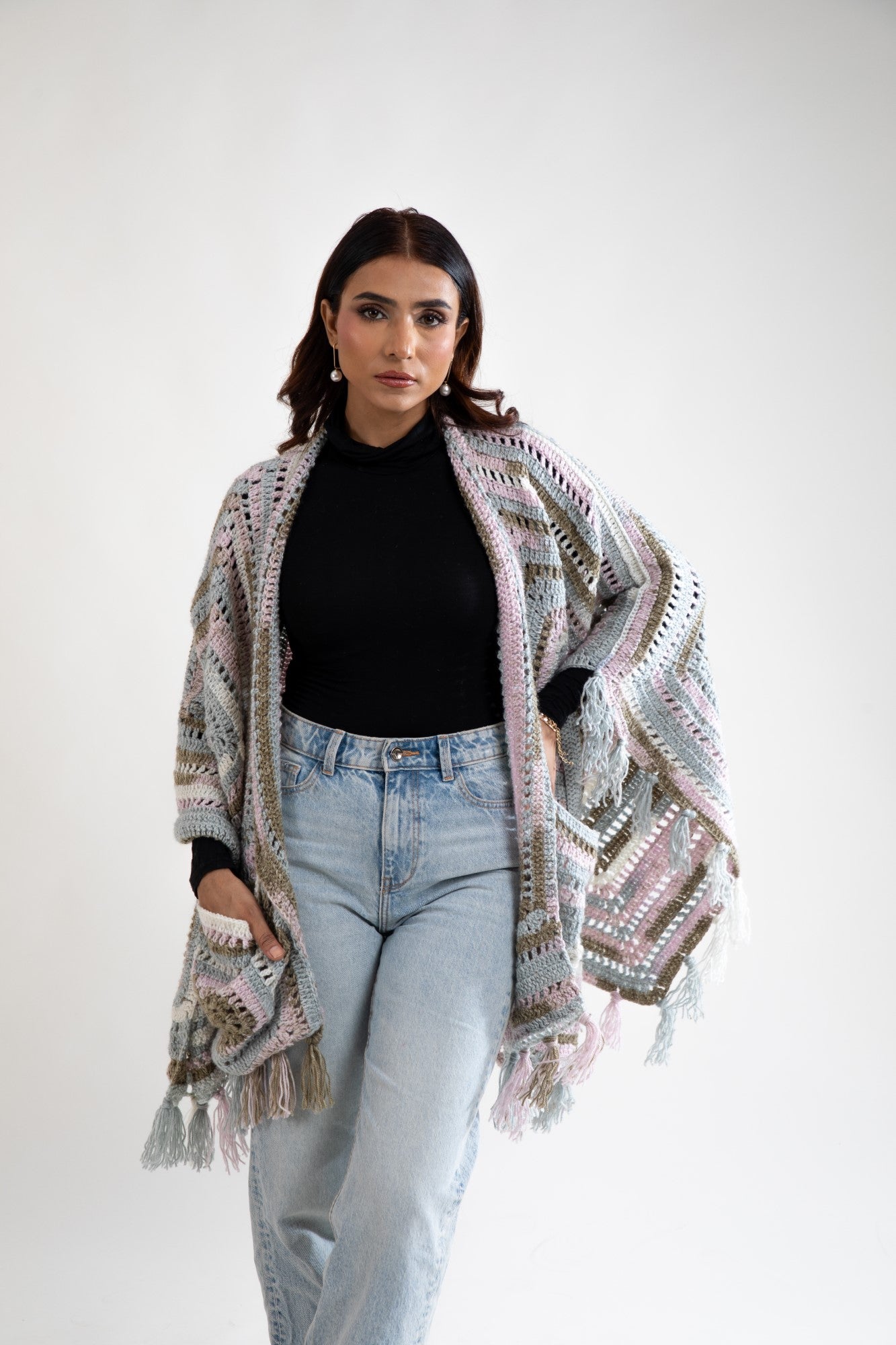 Pastel Dream Crochet Wrap