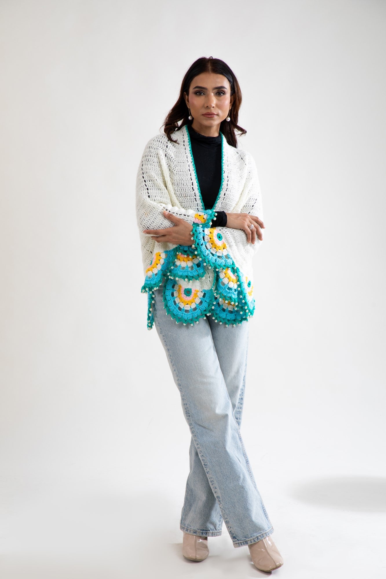 Sunshine Bloom Crochet Wrap