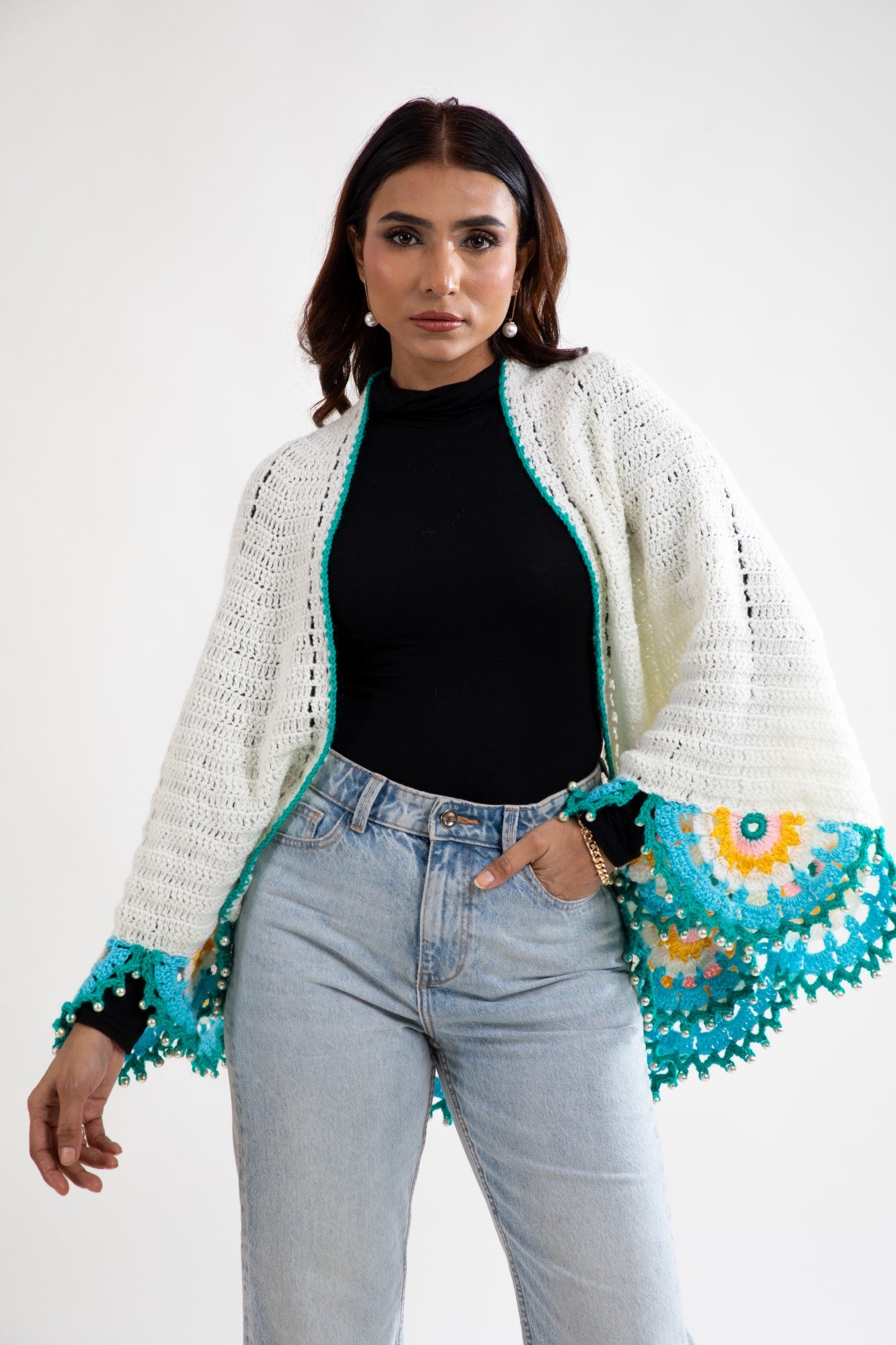 Sunshine Bloom Crochet Wrap