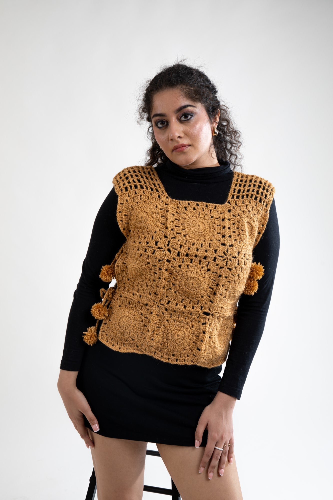 Autumn Glow Crochet Vest