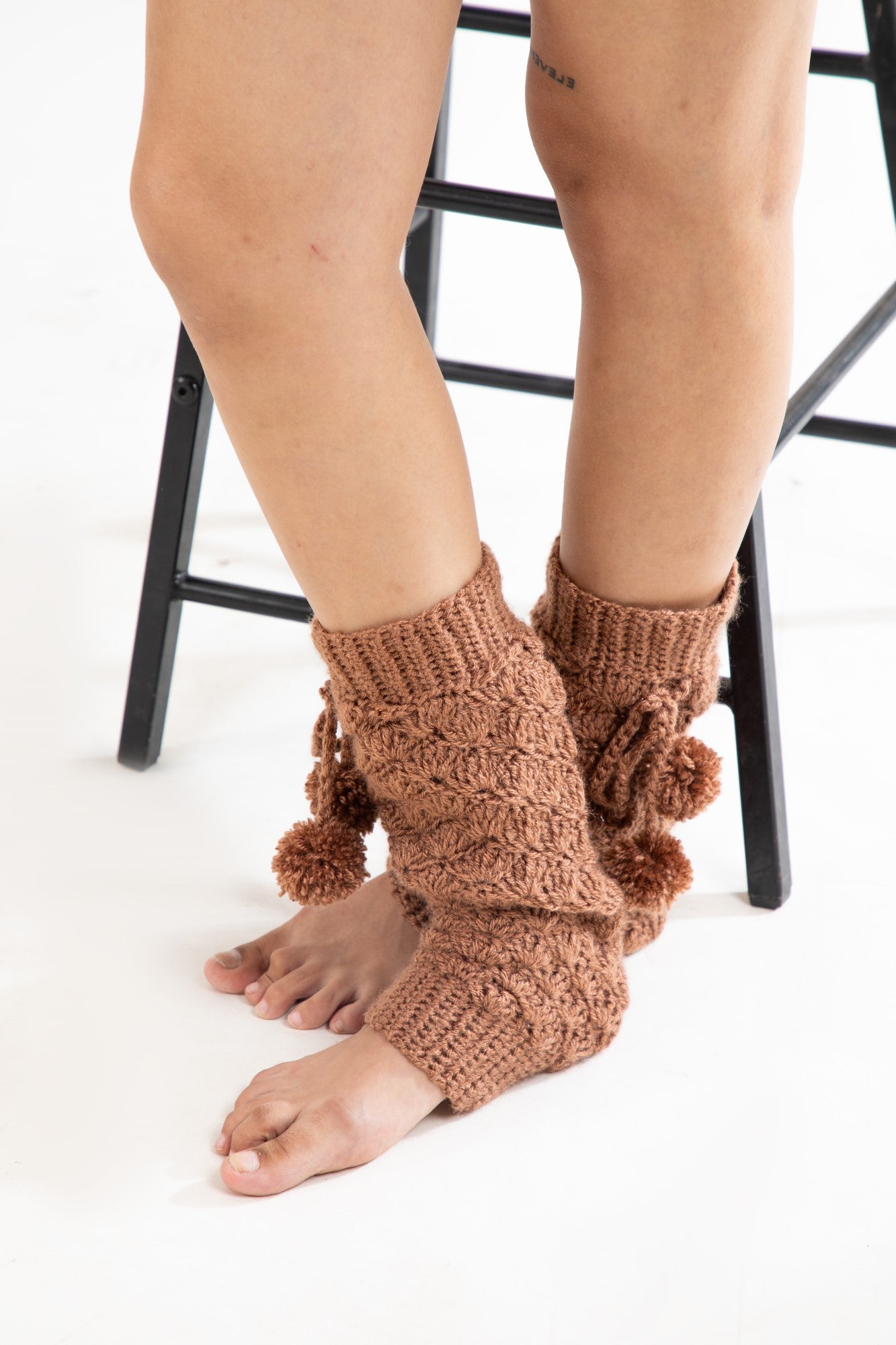 Autumn Spice Crochet Leg Warmers
