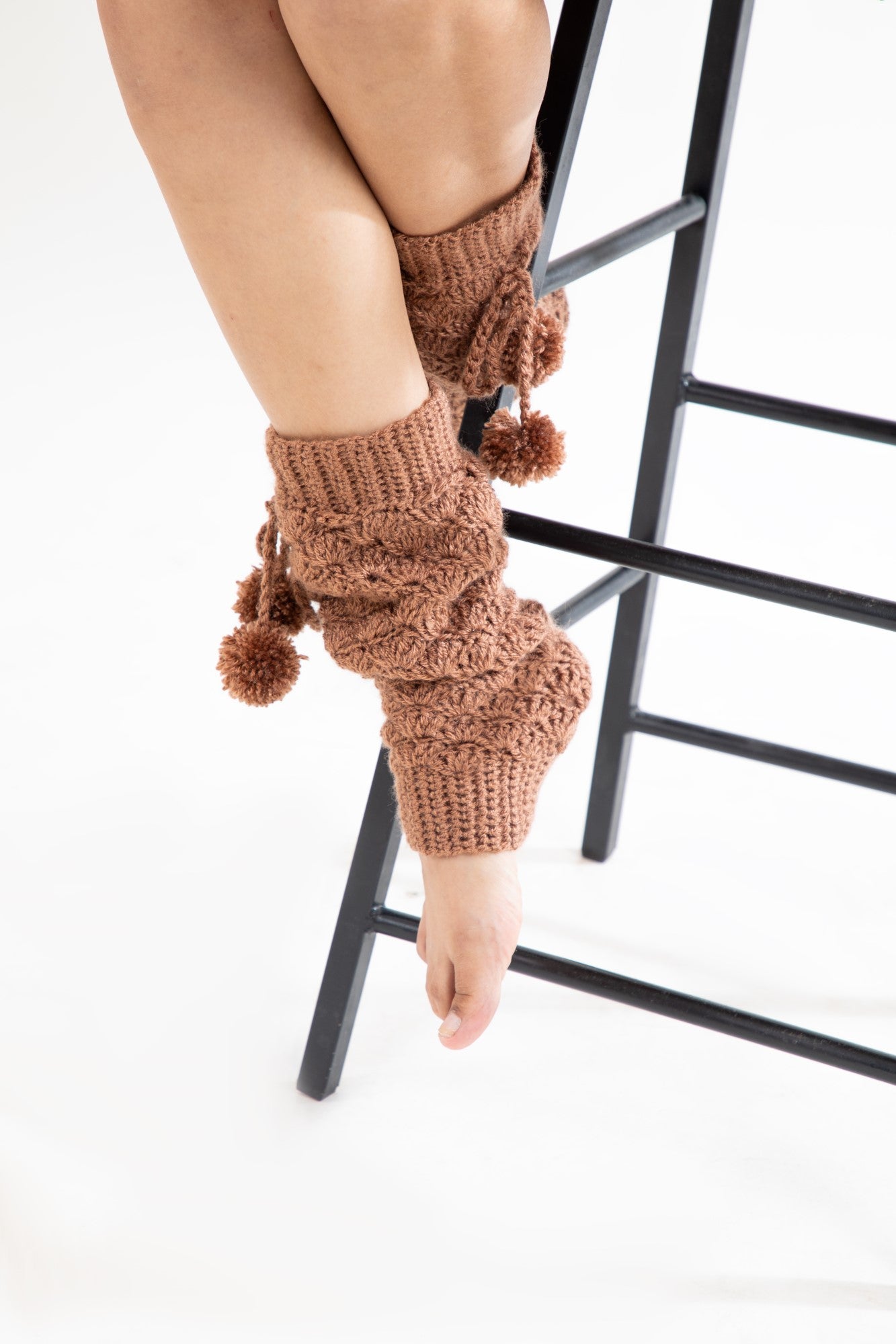 Autumn Spice Crochet Leg Warmers