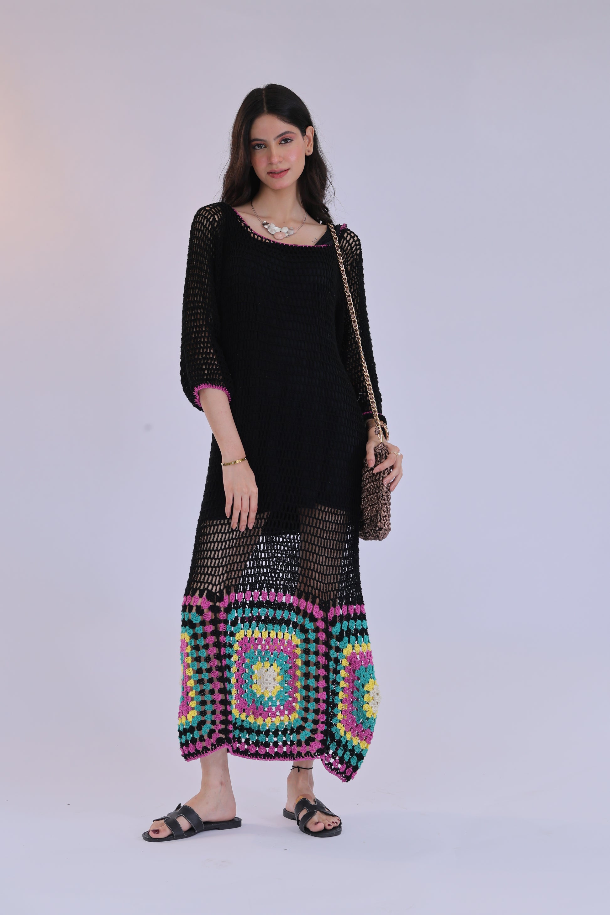 crochet mandala dress Mandala tnica /dress de ganchillo / por aMandalaCreations en Etsy