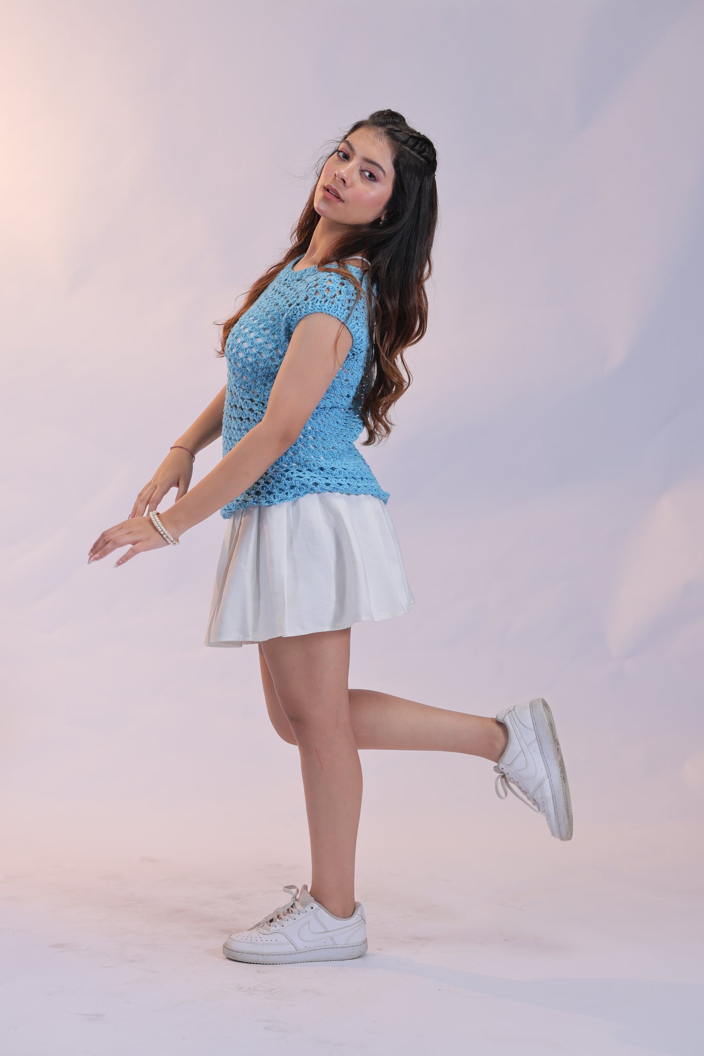 Sky Loop Crochet Top