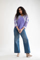 Lavender Bliss Crochet Sweater