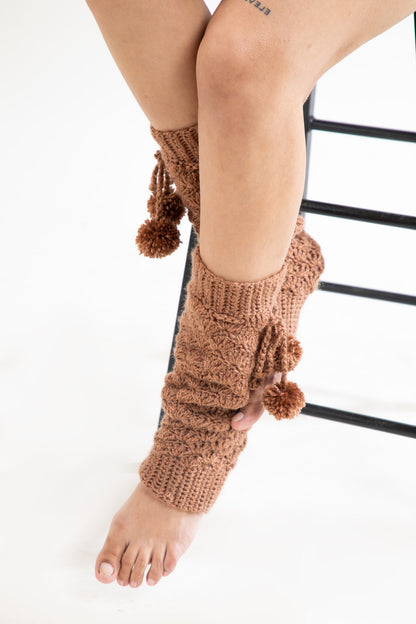 Autumn Spice Crochet Leg Warmers