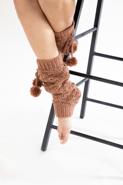 Autumn Spice Crochet Leg Warmers