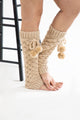 Golden Sand Crochet Leg Warmers