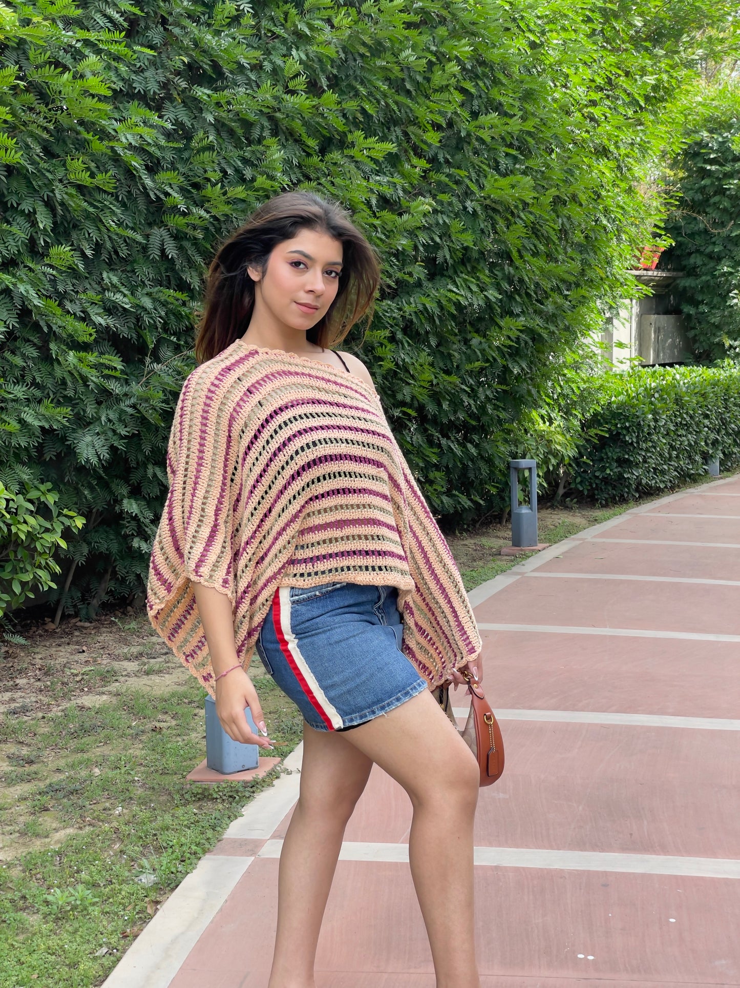 Candy Stripe Crochet Top