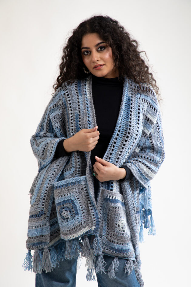 Arctic Serenity Crochet Wrap