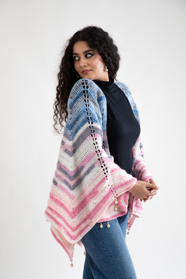 Twilight Charm Crochet Shawl - Image 4