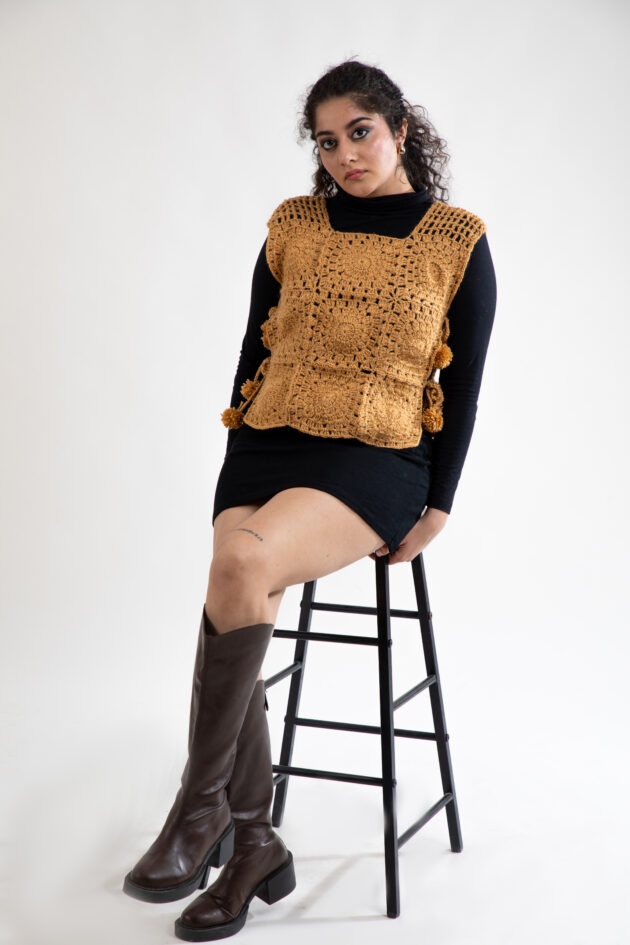 Autumn Glow Crochet Vest